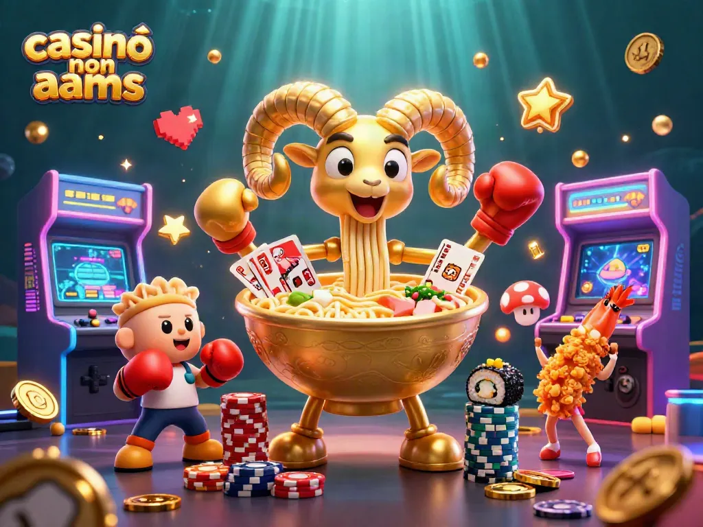 Casinò non AAMS: gioca con il ramen magico tra giochi d'azzardo e divertimento.