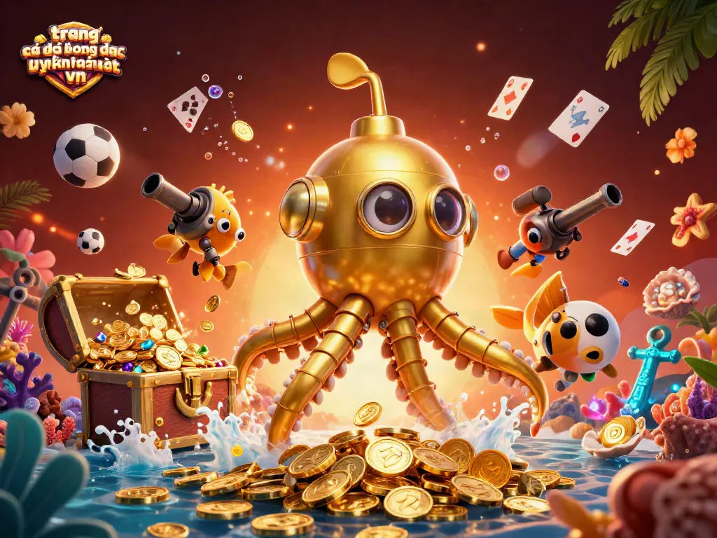 Khám phá trang cá độ bóng đá uy tín nhất vn với hình ảnh rực rỡ về tàu ngầm kraken và cá cơ khí