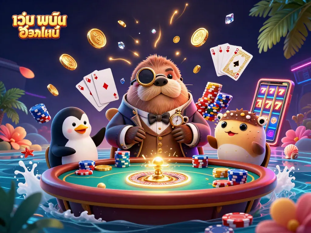 เกมคาสิโนออนไลน์ เว็บ พนัน ออนไลน์ พร้อมเดิมพันที่น่าตื่นเต้นและรางวัลมากมาย
