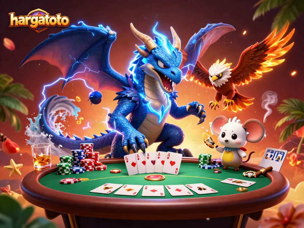 Experience thrilling hargatoto gaming with dynamic poker action and electric characters.