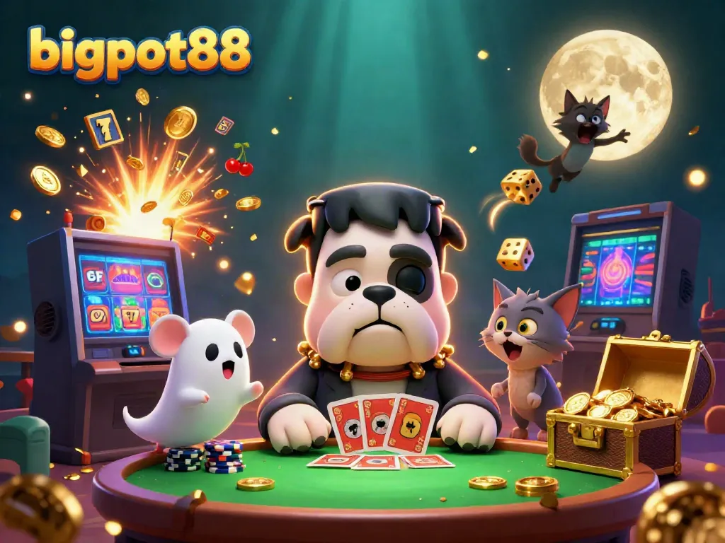 Experience thrilling gameplay with bigpot88 featuring vibrant characters and casino excitement.