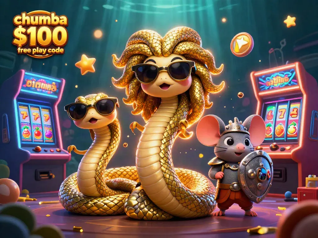 Play exciting games with the chumba casino $100 free play code amidst vibrant 3D elements and characters.