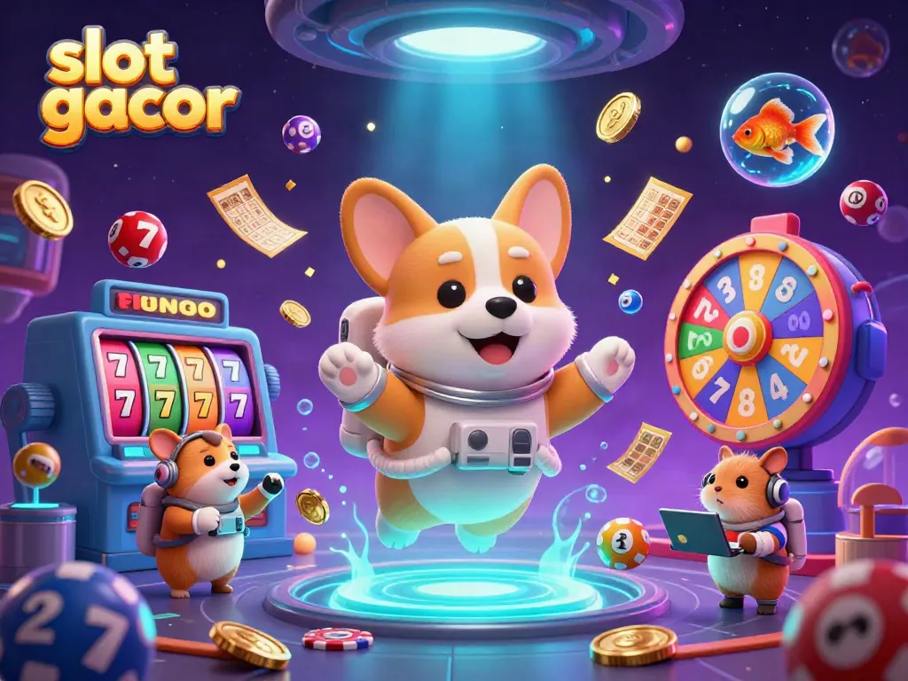 Pemain slot gacor menemukan jackpot dengan grafis memukau dalam ilustrasi 3D.
