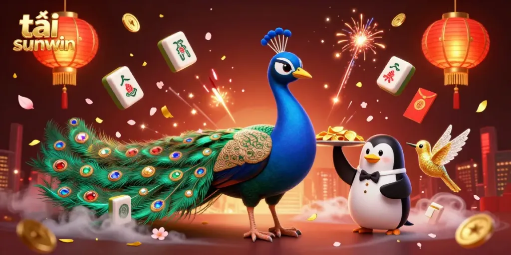 Play and win with tải sunwin featuring dynamic casino elements and vibrant characters.