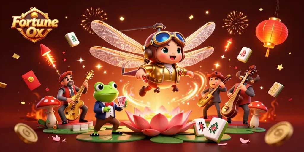 Experience the excitement of Fortune Ox slot gameplay with dynamic casino elements.