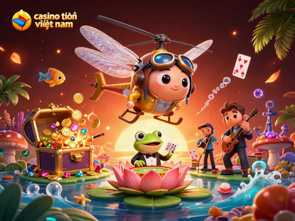 Chơi trò chơi tại casino trực tuyến việt nam với thiết kế sôi động và phong cách độc đáo.
