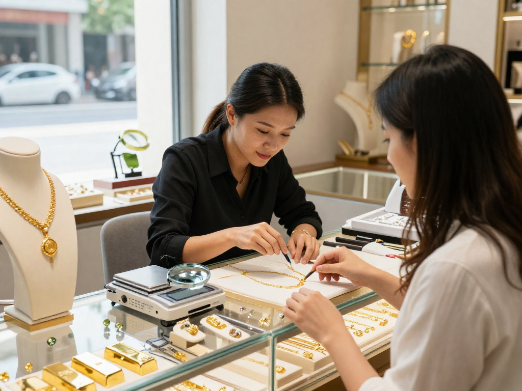 mantra88 gold jewelry shop interior with expert assistance and luxurious displays