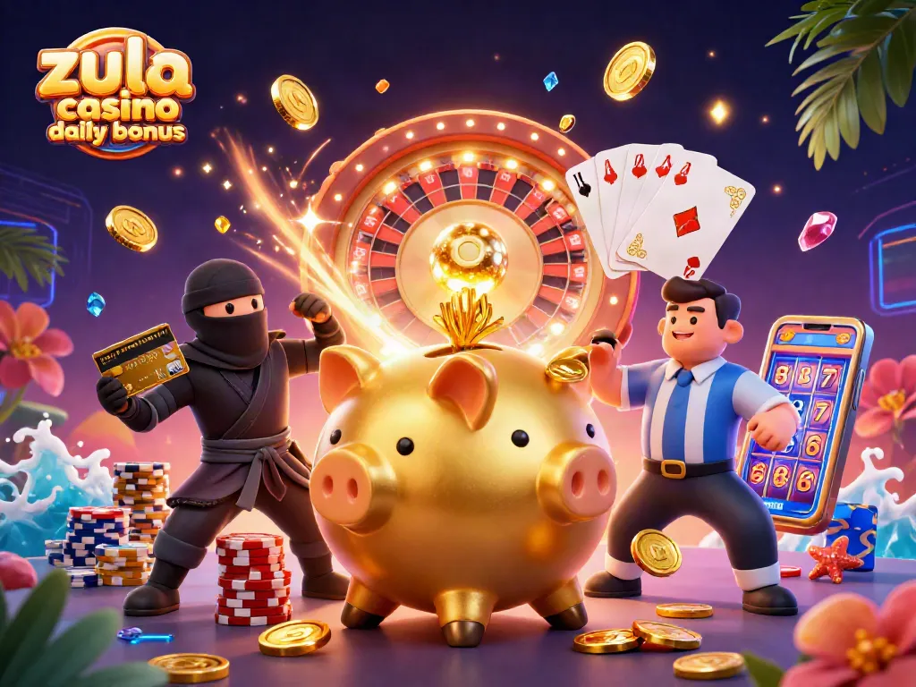 Claim your zula casino daily bonus for a chance to win big with exciting gaming elements.