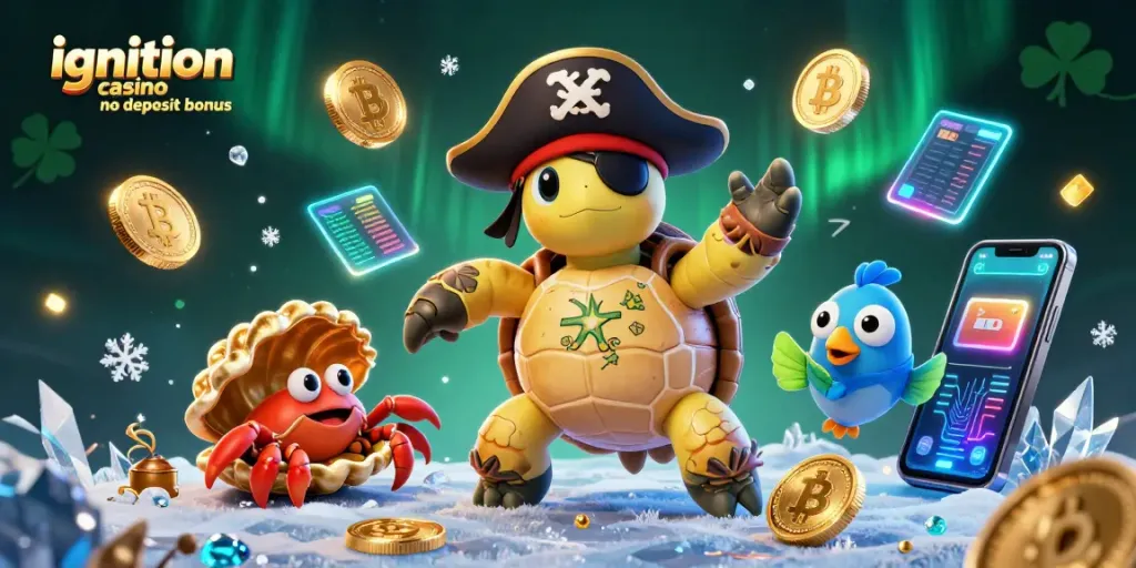 Experience exciting opportunities with the ignition casino no deposit bonus while enjoying vibrant 3D characters and elements.