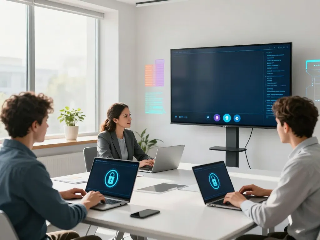 Deepfake protected Online Video Calls in a secure virtual meeting setting
