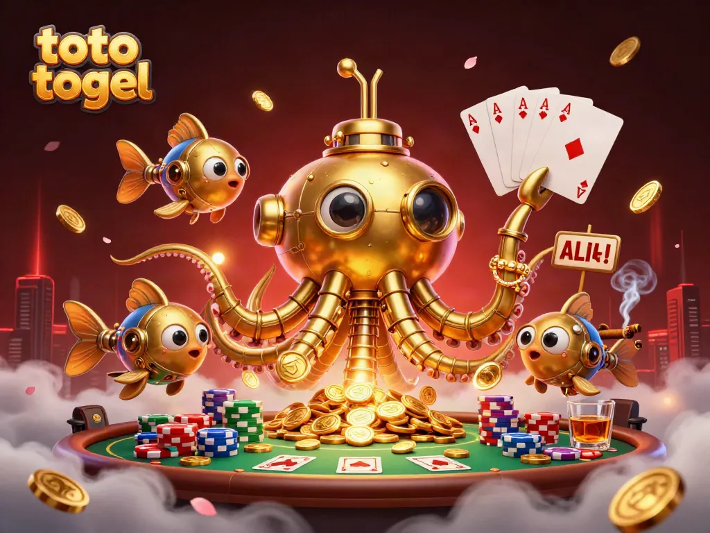 Menangkan toto togel dengan ilustrasi kasino 3D penuh warna yang menggambarkan aksi seru dan elemen permainan.