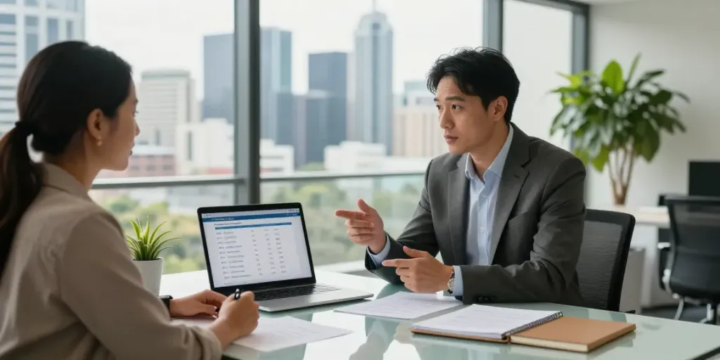 Dedicated finance broker in Brisbane assisting clients with personalized loan options.