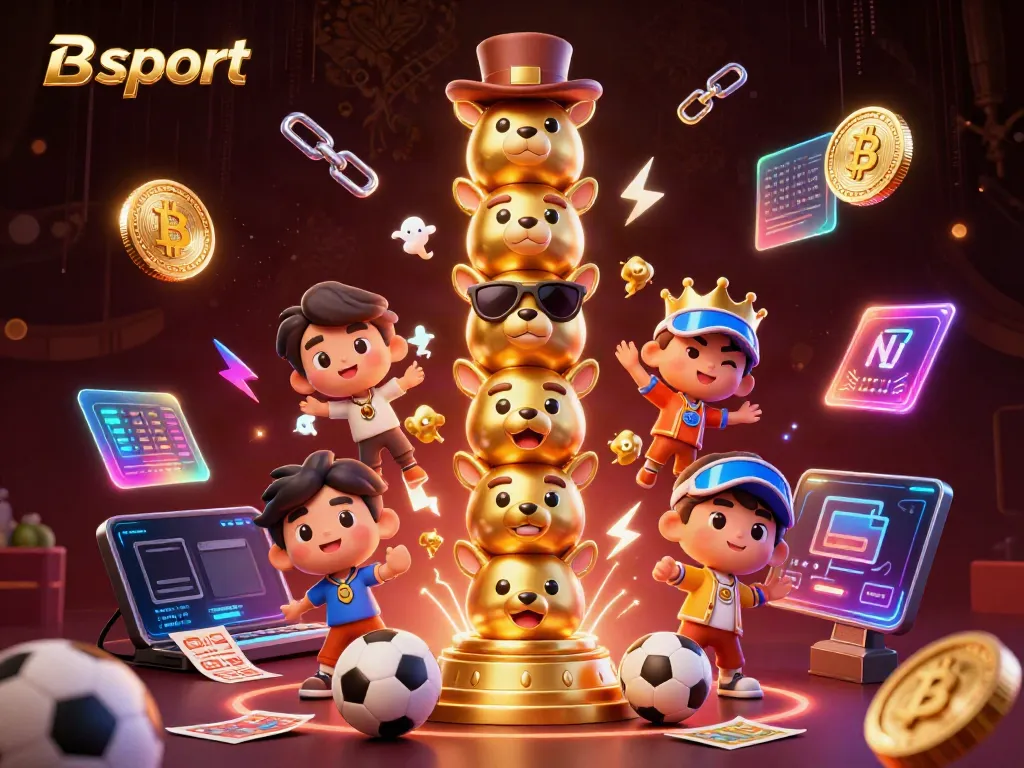 Engage with Bsport's dynamic sports betting experience featuring vibrant elements and action.