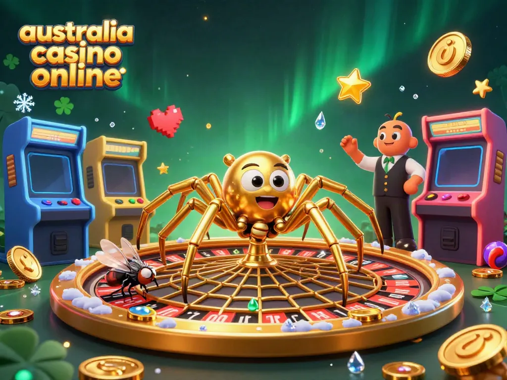 Experience thrilling spins at australia casino online with the golden spider roulette.