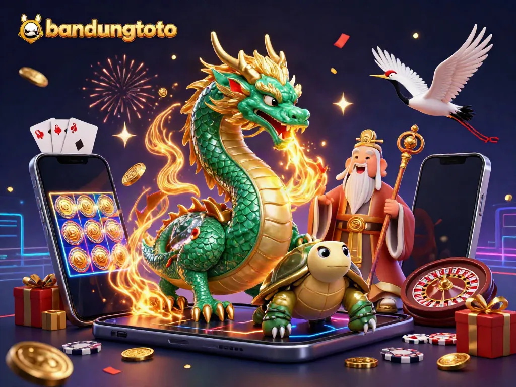 Experience your luck with the bandungtoto slot game featuring thrilling characters and vibrant casino elements.
