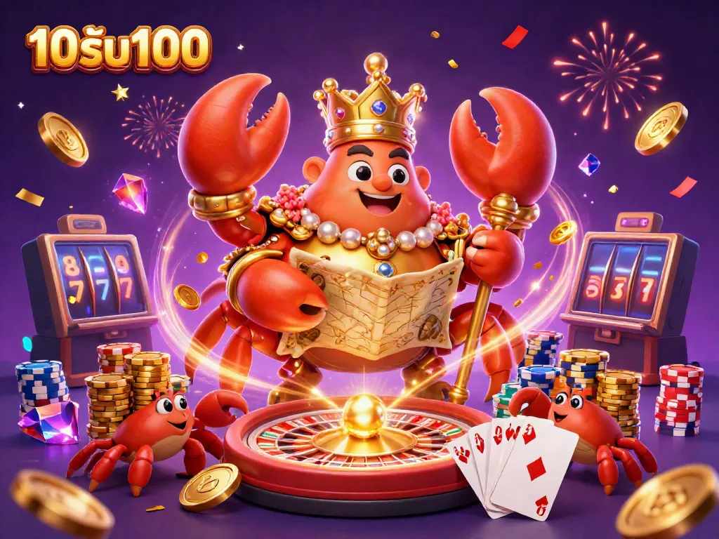 โปรโมชั่น 10รับ100 ต้อนรับสมาชิกใหม่กับกราฟฟิกโบนัสที่มีความสวยงาม