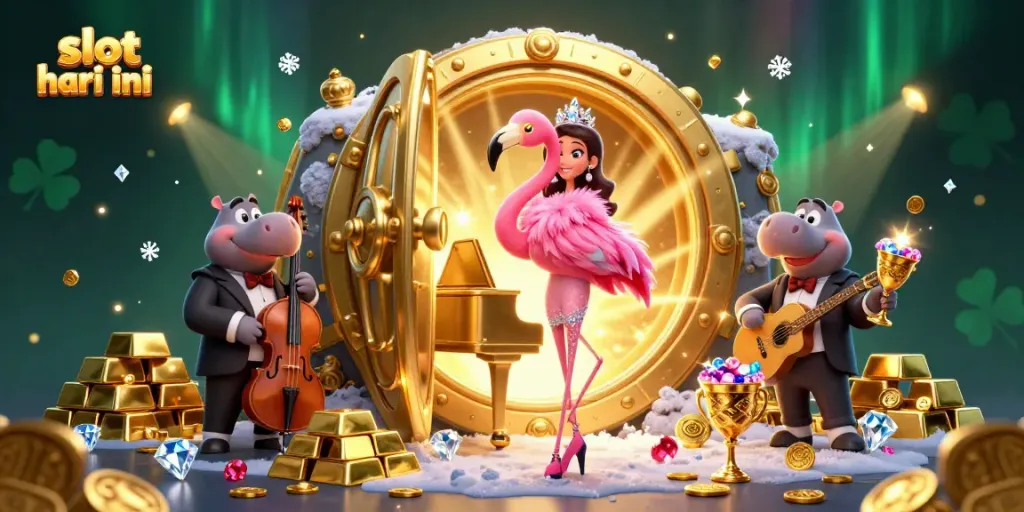 Experience the thrill of slot gacor hari ini with vibrant casino characters and exciting game elements.