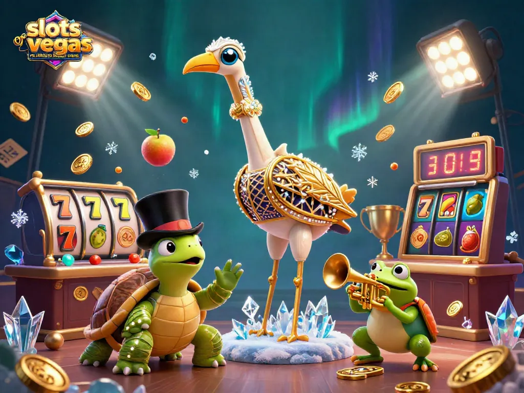 Experience exciting gameplay with the slots of vegas no deposit bonus codes in a vibrant 3D illustration.