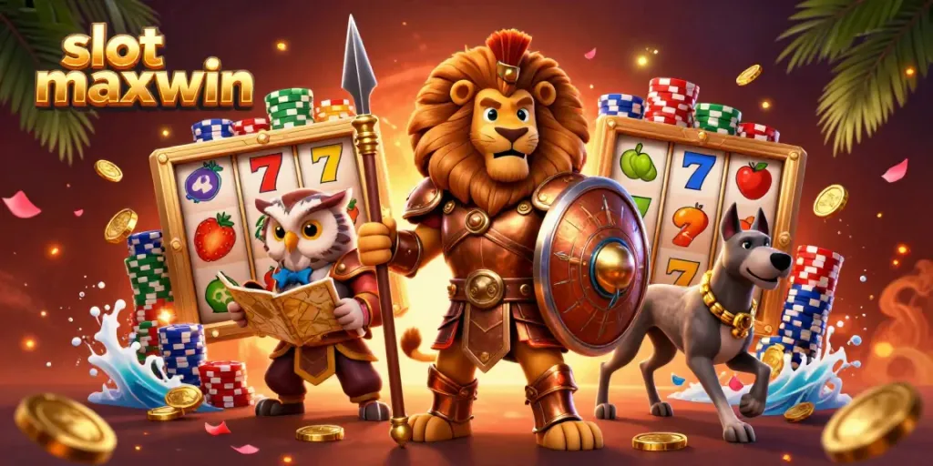 Experience thrilling wins with slot maxwin featuring vibrant slot reels and rich casino elements.